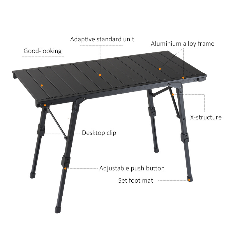 Factory Cheap Outdoor Garden Multifunctional Detachable Bbq Cooking IGT Camping Kitchen Table