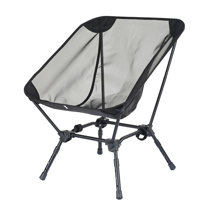 Wholesale Outdoor Mesh Fabric Lightweight Adjustable Portable Folding Beach Moon Chair For Camping Picnic