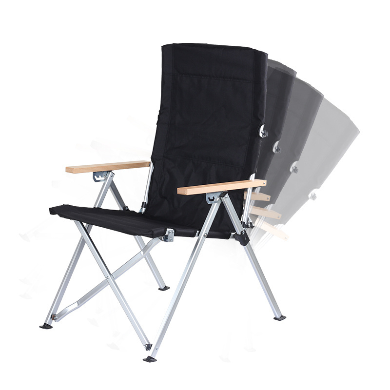 Factory Oem Outdoor Heavy Duty Lounge Beach Lawn Canvas Reclining Relax Foldable Seats Chair For Camping