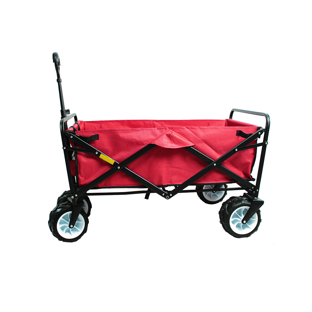 Manufacturer Custom Portable Garden Folding Outdoor Beach Cart Carry Mini Small Pull Camping Wagon For Picnic