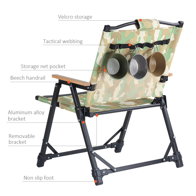 High Quality Outdoor Picnic Travel Assemble Aluminum Foldable Lawn Chairs Portable Chair Camping