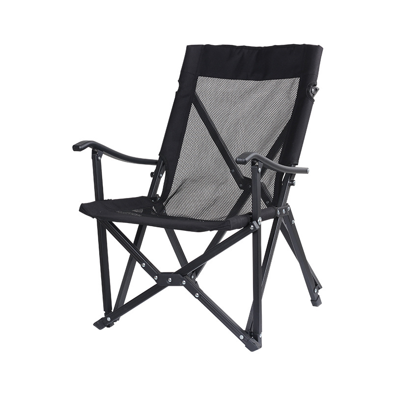 Outdoor Backrest Portable Lightweight Aluminum Fishing Floor Leisure Picnic Recliner Chair Camping Seat