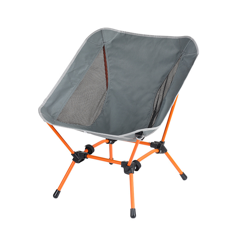 Outdoor Aluminum Alloy Ultralight Mini Foldable Portable Moon Camping Stools & Chairs With Carry Bag