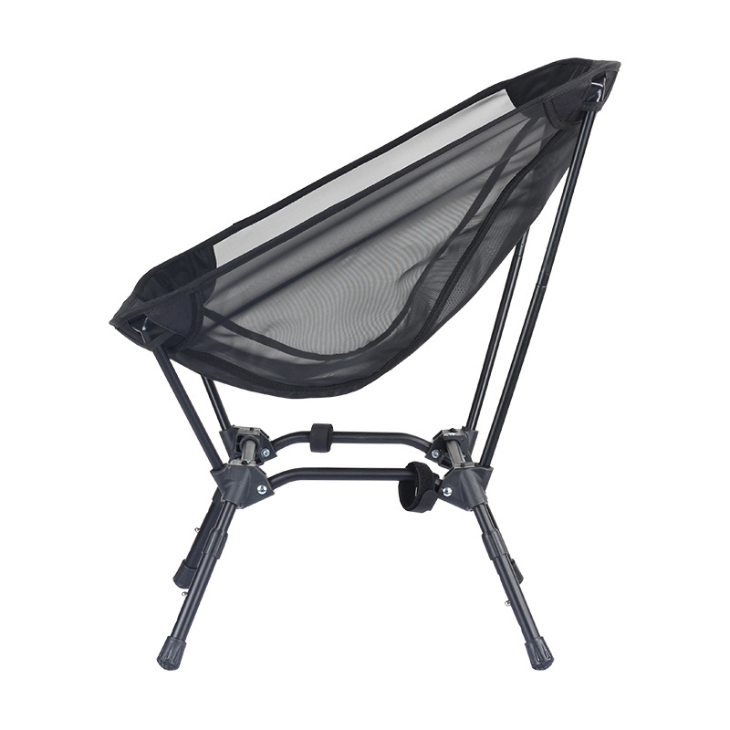 Wholesale Outdoor Mesh Fabric Lightweight Adjustable Portable Folding Beach Moon Chair For Camping Picnic