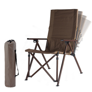 Hot Sale Japanese Outdoor Park Portable Bbq Stool Folding Beach Recliner Camping Folding Arm Chair