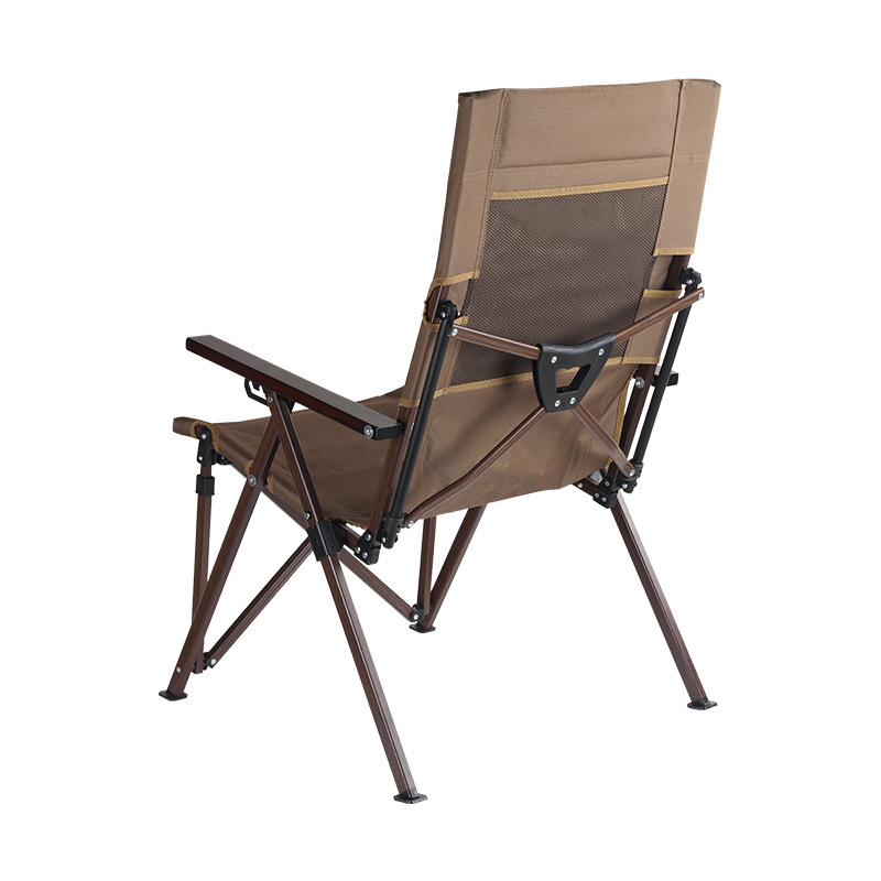 Hot Sale Japanese Outdoor Park Portable Bbq Stool Folding Beach Recliner Camping Folding Arm Chair