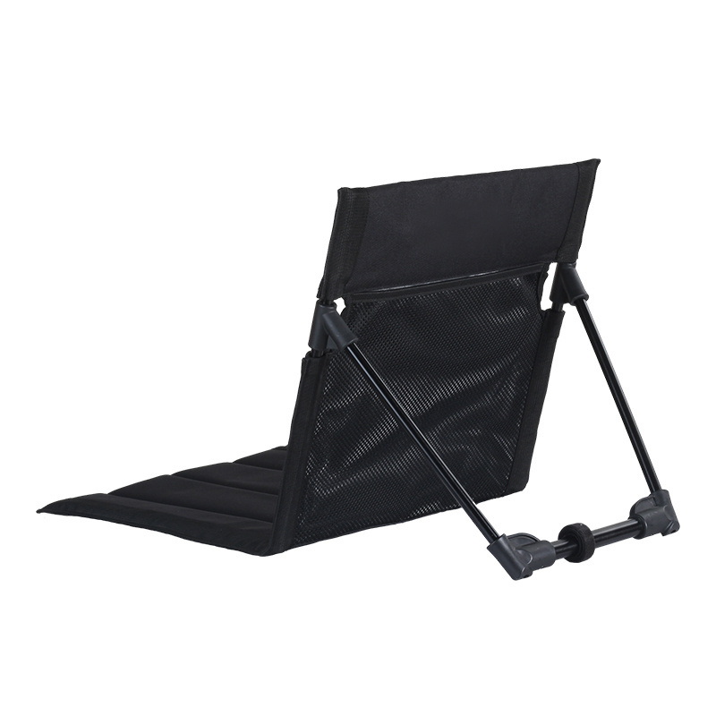 Hot Sale Outdoor Aluminum Alloy Bracket Folding Beach Mat Portable Recliner Cushion Camping Chair