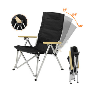 2022 Outdoor Portable Metal Beach Folding Foldable Relax Camping Chair Manufacturers For Fishing Picnic