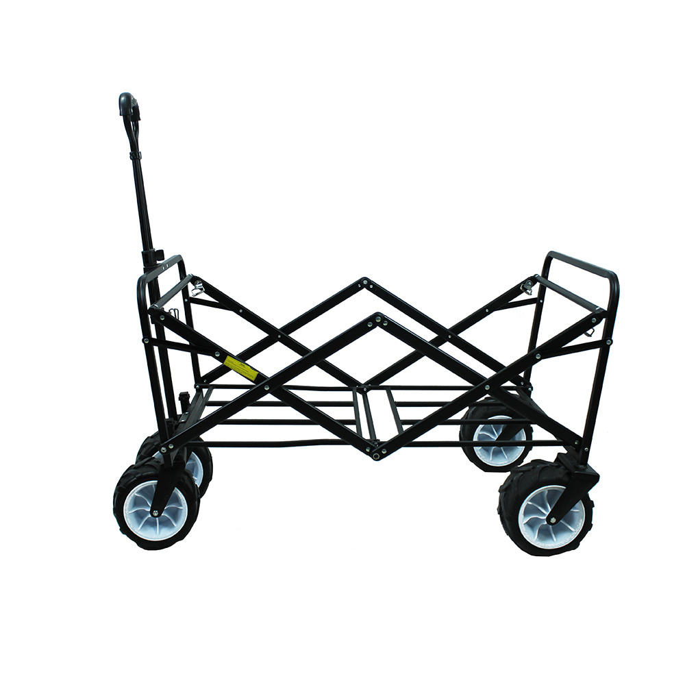 Manufacturer Custom Portable Garden Folding Outdoor Beach Cart Carry Mini Small Pull Camping Wagon For Picnic