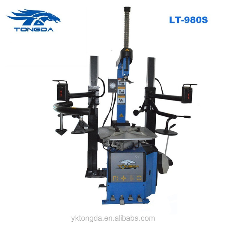 Tongda 2018 China Car Tire repair equipment tire changer LT 980S suitable for stiff and wide flat tires top quality