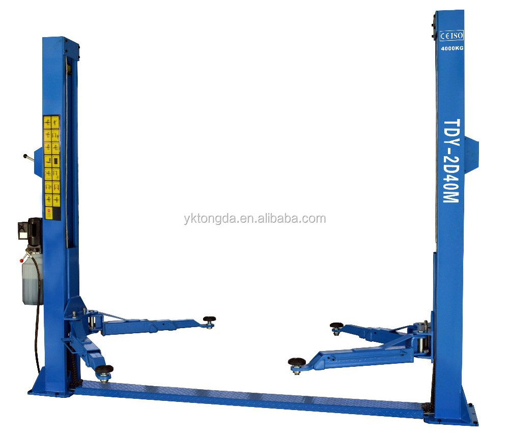 cheap 2 post car lift 8 bends column heavy duty used 2 post car lift 4T for sale