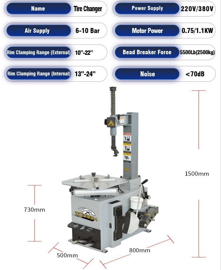 2021 Tongda CE  manual tyre changer LT-460  used tire changers machine for sale