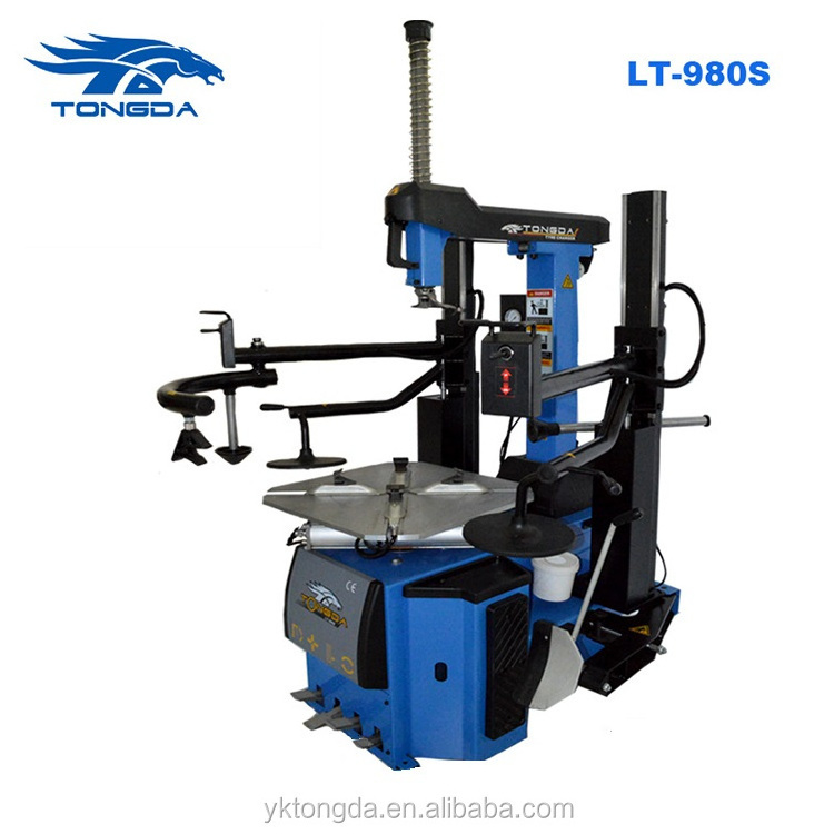 Tongda 2018 China Car Tire repair equipment tire changer LT 980S suitable for stiff and wide flat tires top quality