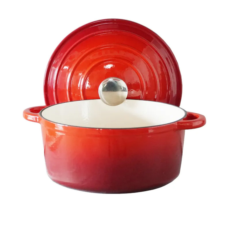 China Manufacturer Non Stick Pot Cast Iron Fondue Chicken Cookware Seafood Enamel Cast Iron Casserole/Pot