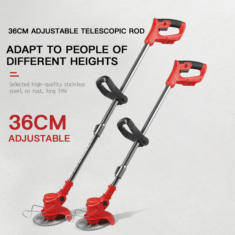 Factory Wholesale 21V Cordless Edger Lawn Tool Grass Trimmer Electric Brush Cutter  Weed Wacker Brushless