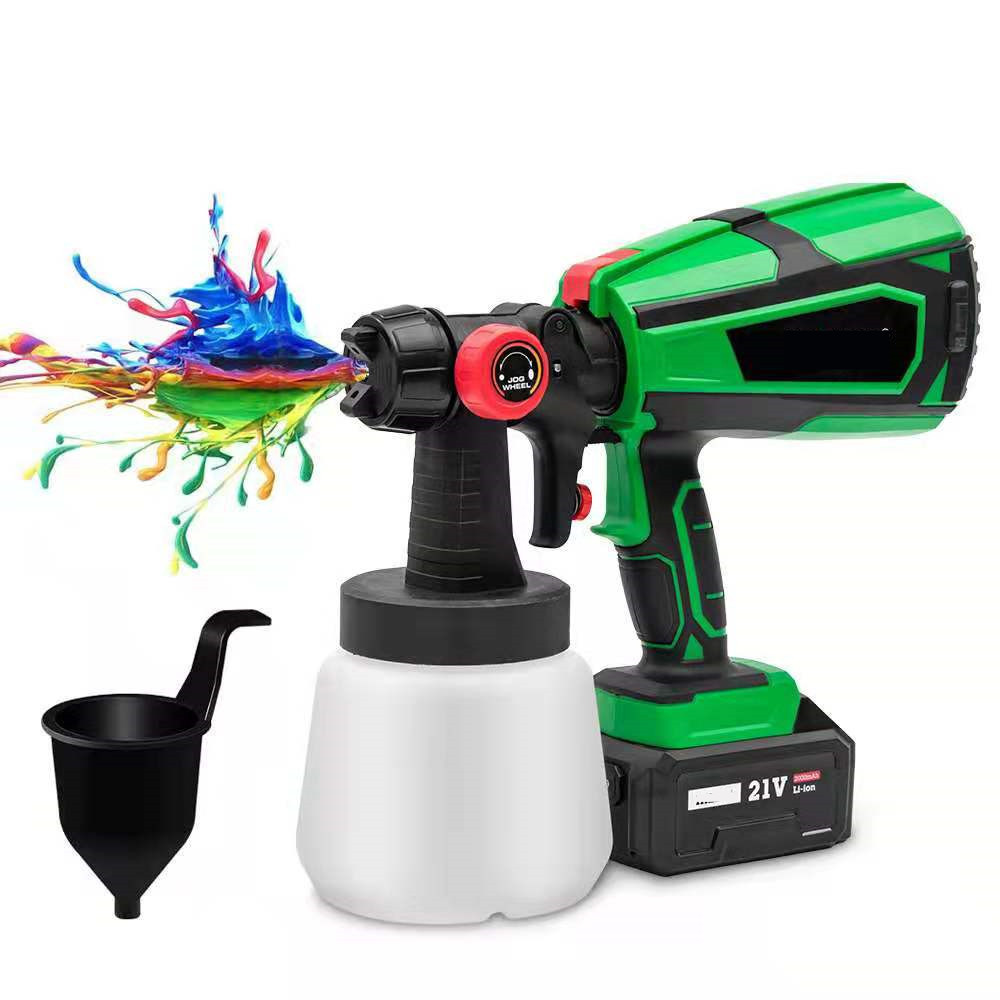 Household Portable Sprayer Machine Blue Light Nano Spray Gun Rechargeable Lithium Power Cordless Electric Spray Gun Airless