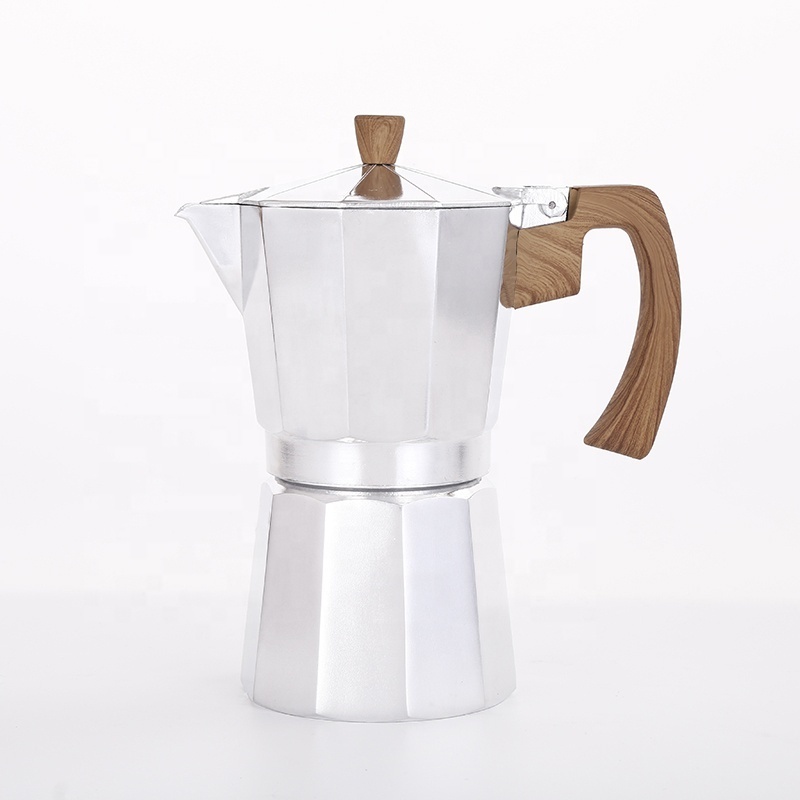 2024 Bialetti moka pot  Aluminum Moka Pot Camping Coffee Pot Cuban Coffee Maker