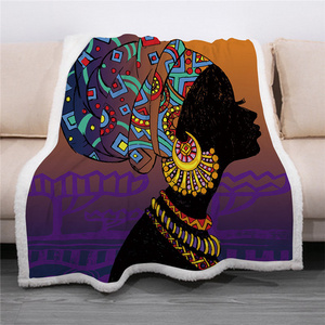 Black. Girl. Magic Proud African Sofa Blanket, Adults Sofa Throw Blanket Bedding Reversible -Decorative Blanketed