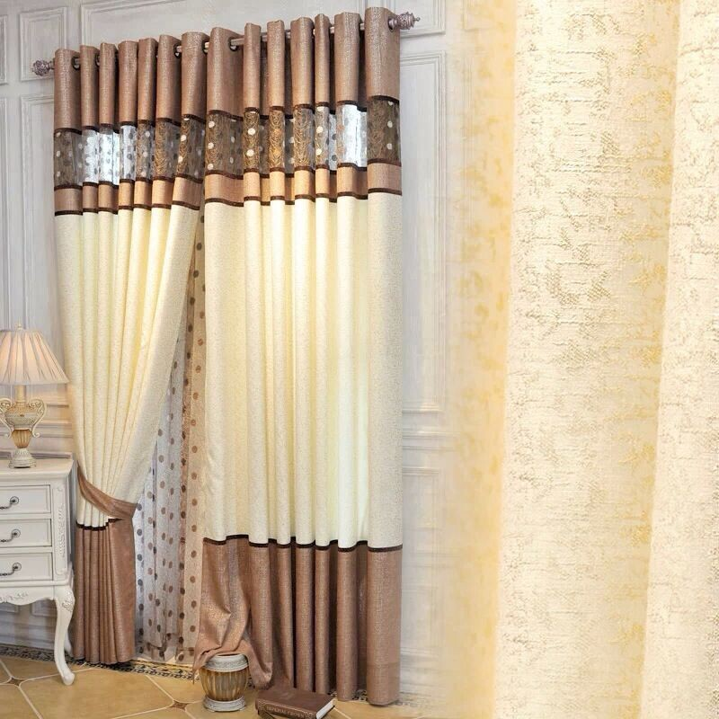 Fancy Design Luxury Morden Style Cortinas Para Living Curtains Living Room Curtain