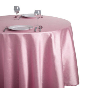 Topfinel 120' 132 Round Tablecloth For Wedding Banquet Table Cover Washable Satin Table Cloth