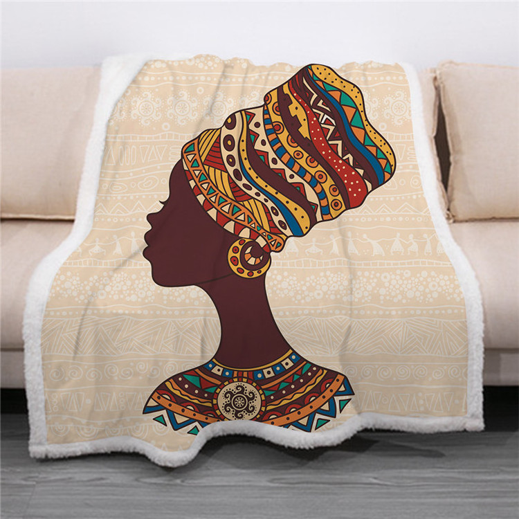 Black. Girl. Magic Proud African Sofa Blanket, Adults Sofa Throw Blanket Bedding Reversible -Decorative Blanketed