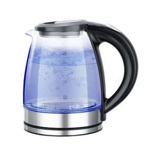 2.0l clear high boron glass LED blue light boiling fast electric kettle