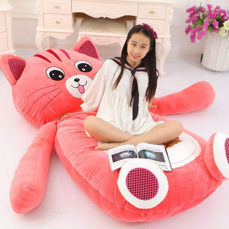 Lazy Sleeping Bag Cute Adults Big size Bear Frog Cat Mat Sofa Bed Animal Giant Teddy Bear Bed Custom Stuffed Animal Plush Toys