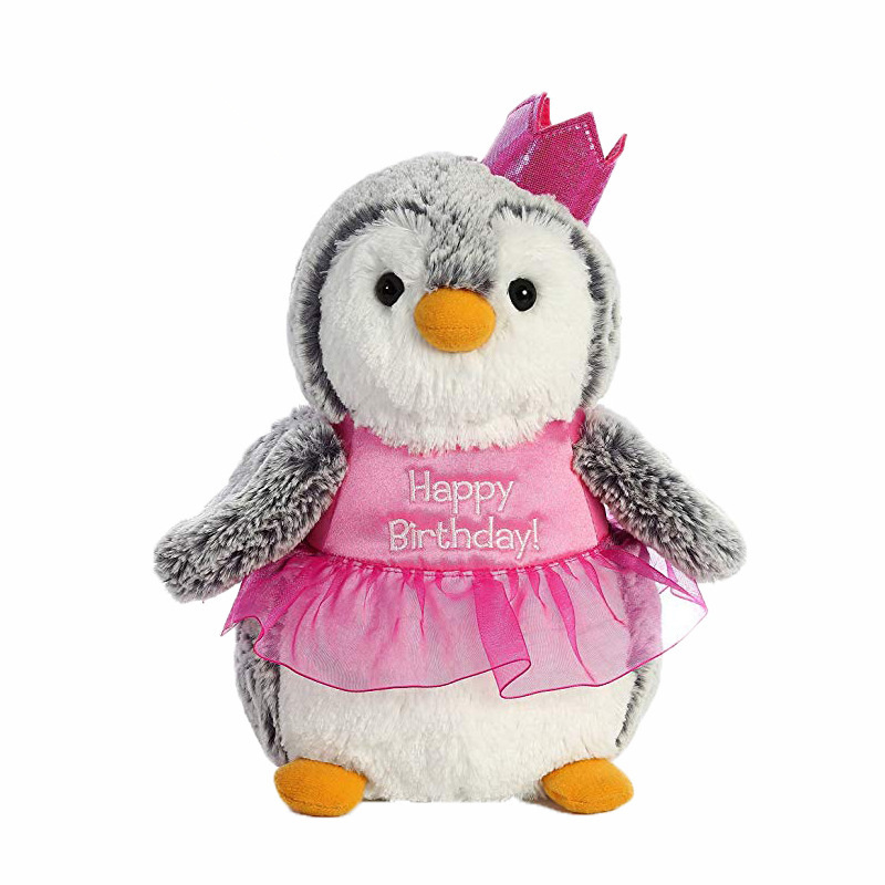 Dull Own Design Singing Dancing Cute Custom Cocacola Black Puffer Ball Stuffed Pink Blue Mother And Baby Antarctic Penguin Toys