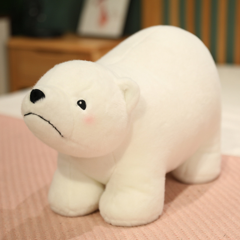 Super soft polar bear plush toy custom supplier toys sleep best gift doll stuff toy