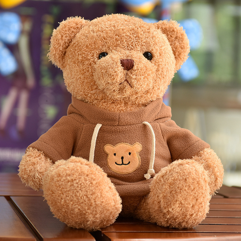 Manufacturer popular gifts creative animal OEM soft mouse plush stuffed toy clothing teddy bear with high quality children