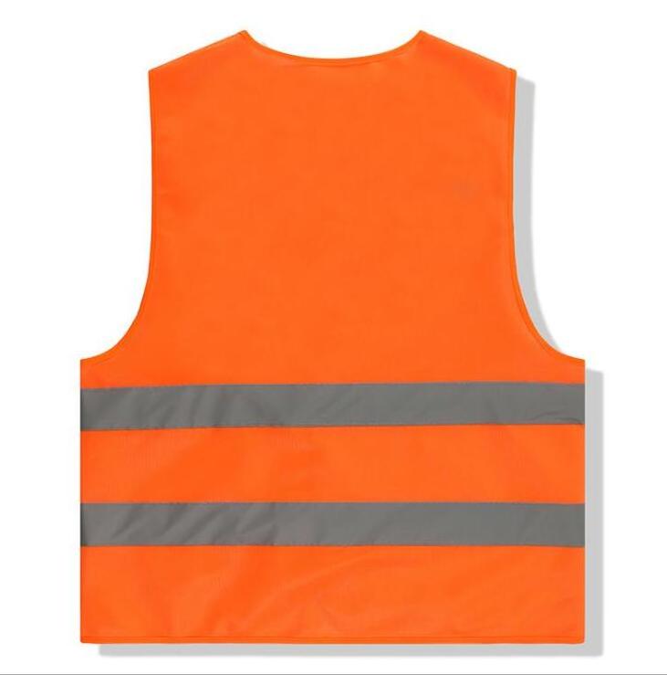 Colorful Construction Workwear Vest Safety Vest Reflective Waistcoat with Reflective Bands