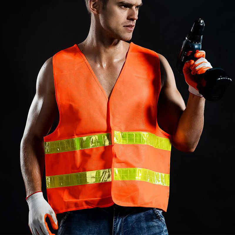 Traffic Security Fluorescent Safety Vest Reflective For Warning And Security