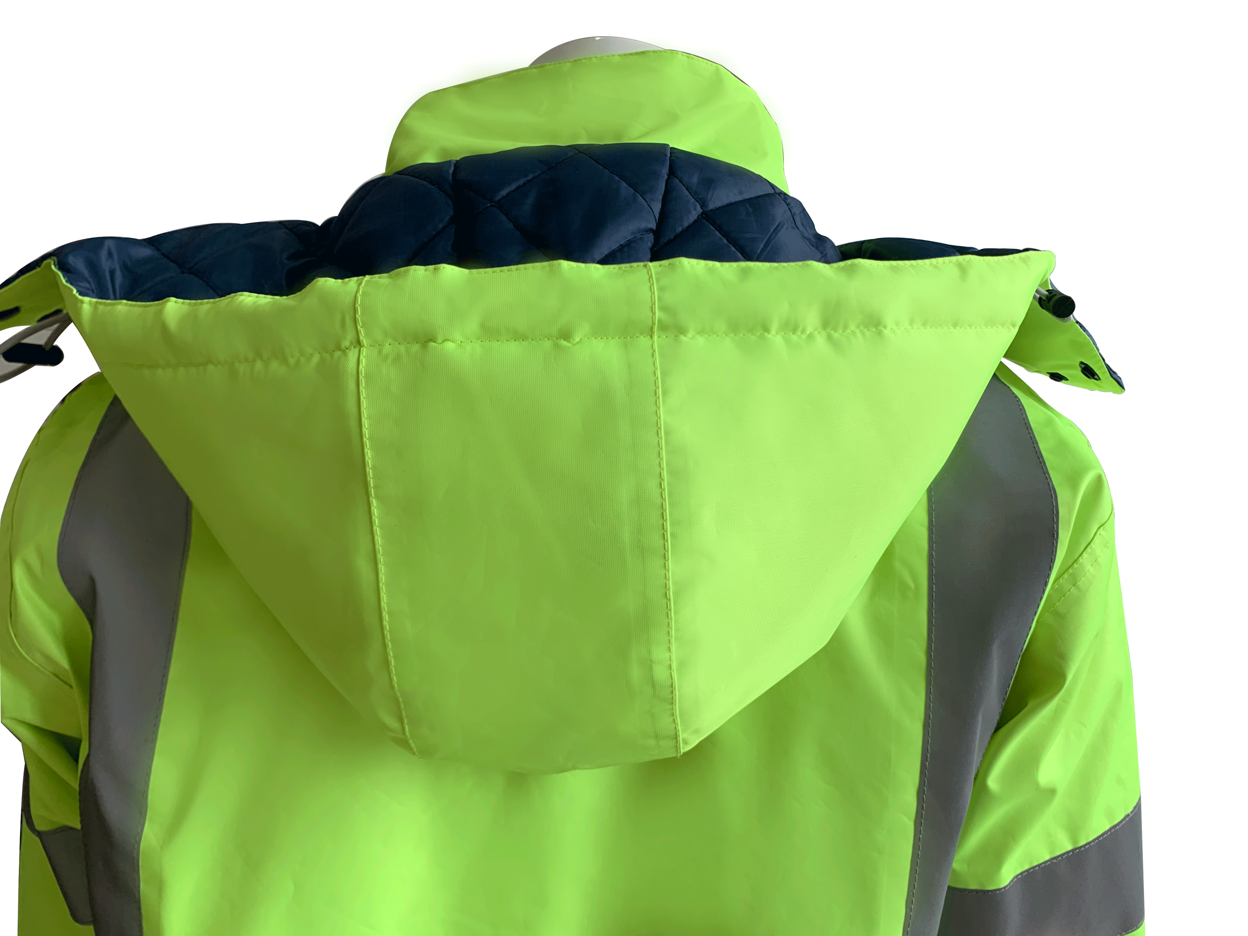 High Visibility Reflective Safety Winter Jacket with Reflective Tape Warm, Waterproof and LightWeight