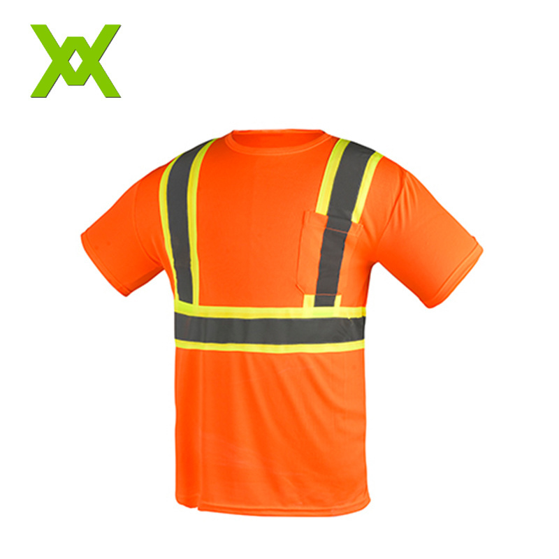 reflective work t-shirt hi-vis safety t-shirt reflective shirts reflector