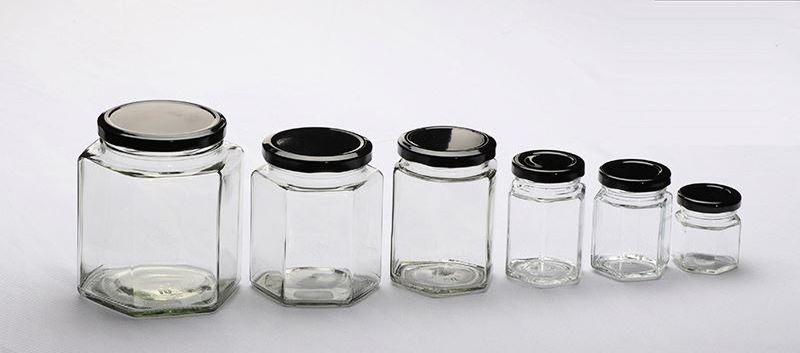 300ml clear glass jar sealed canister food glass square apothecary jars jar vacuum seal glass