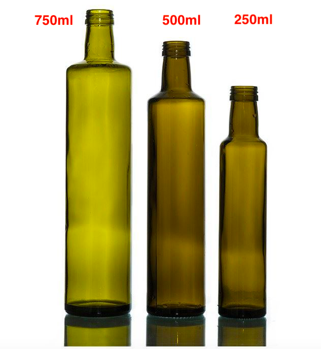 2024 New Launch 100ml 250ml 500ml 750ml 1000ml decorative empty marasca vinegar sesame oil glass bottles