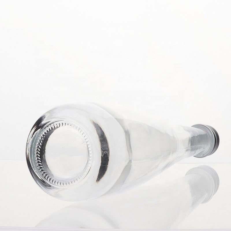 beverage juice glass bottle with swing top