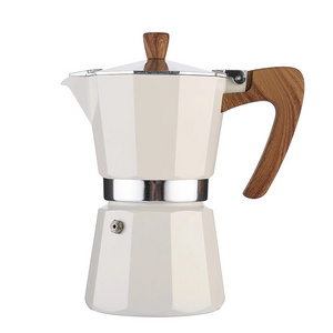 Aluminum Stovetop Hand Make Moca Mocha Pot Espresso Coffee Maker Italian Moka Coffee Pot