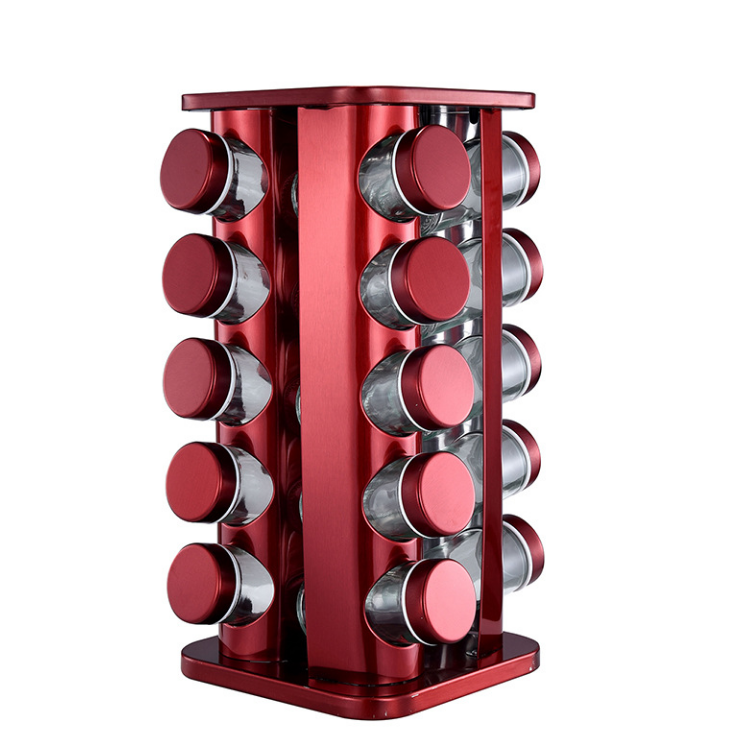 Durable Using Low Price Kitchen Seasoning Bottles Spice Rotating Seasoning Bottle Rack