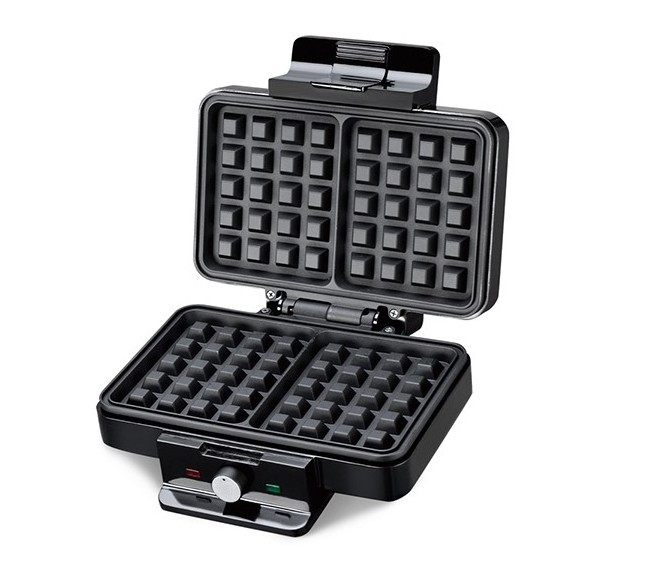 1000W Electric Automatic Waffle Maker With Auto Clip Lock