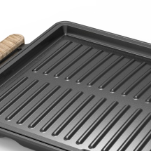 Korean Style 26CM  Non stick Roasting Pans BBQ griddle Outdoor Camping Grill Pan