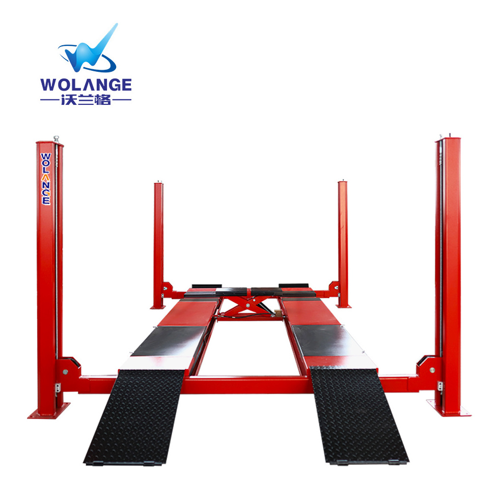 Four post car lift lifting equipment air compressor wheel alignment tyre removal machine tire changer and wheel balancer