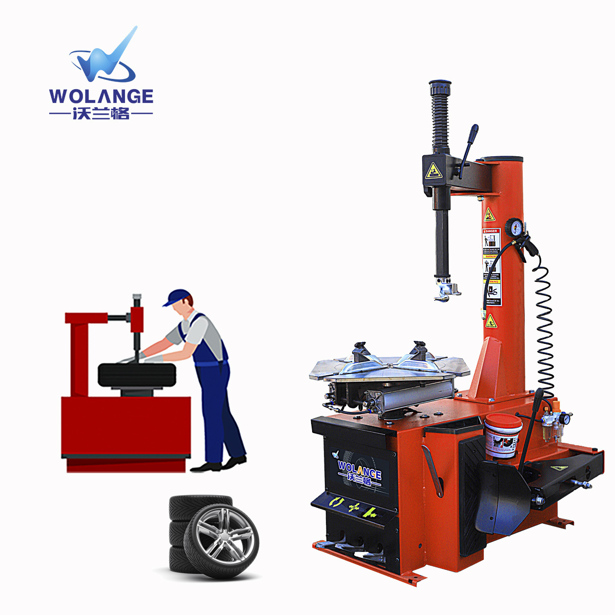 China CE Customized Tire Changer Machine Tyre Removal Machine Tire Changer