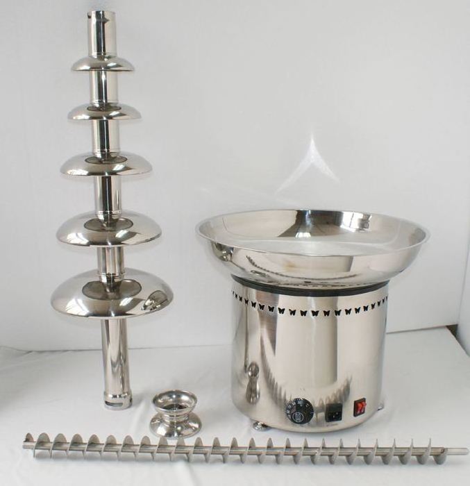 CF-7   Stainless steel 304# commerical use 7 layers large commercial chocolate fountain price with hight quality