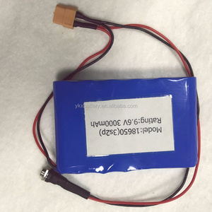 Rechargeable Lifepo4 18650 li ion lithium 3S 3Ah 10v battery for toy car