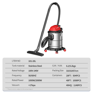 Factory Price 20L Portable Car Wet and Dry Vacuum Cleaner Cordless Electric Vacuum Cleaner Household Dual-use Cleaning Tool