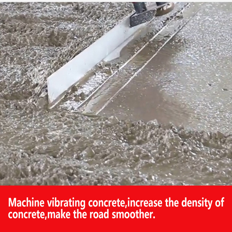 2021 New concrete vibration ruler  Vibrating screed  Road construction machinery