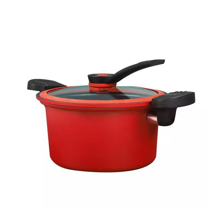 New Product 5l Micro Pressure Cookers Soup Pots Household Nonstick Stew Pot Stainless Steel Cookware Low Pressure Cooker