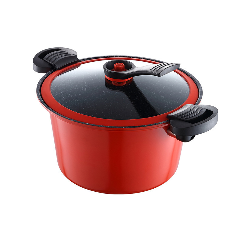 New Product 5l Micro Pressure Cookers Soup Pots Household Nonstick Stew Pot Stainless Steel Cookware Low Pressure Cooker