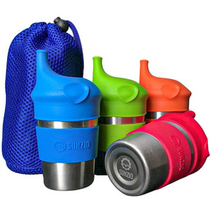 for Toddlers and Kids with Silicone Lids  Break-Proof Cups Stainless Steel Non-Spill Sippy Cups